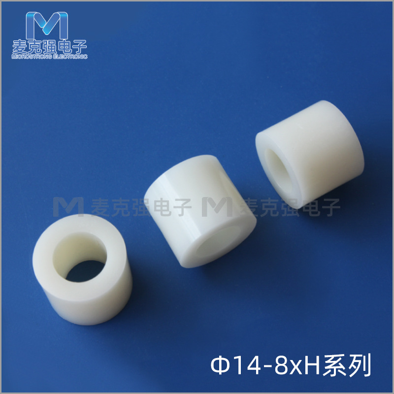 直通管柱F14-8系列 外径14内径8圆体垫片 LED隔离柱 垫高空心灯柱