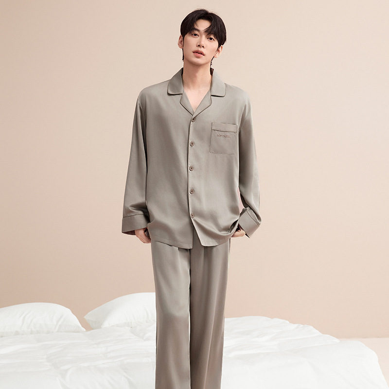 그레이 브라운 긴팔바지 남성 M3361
