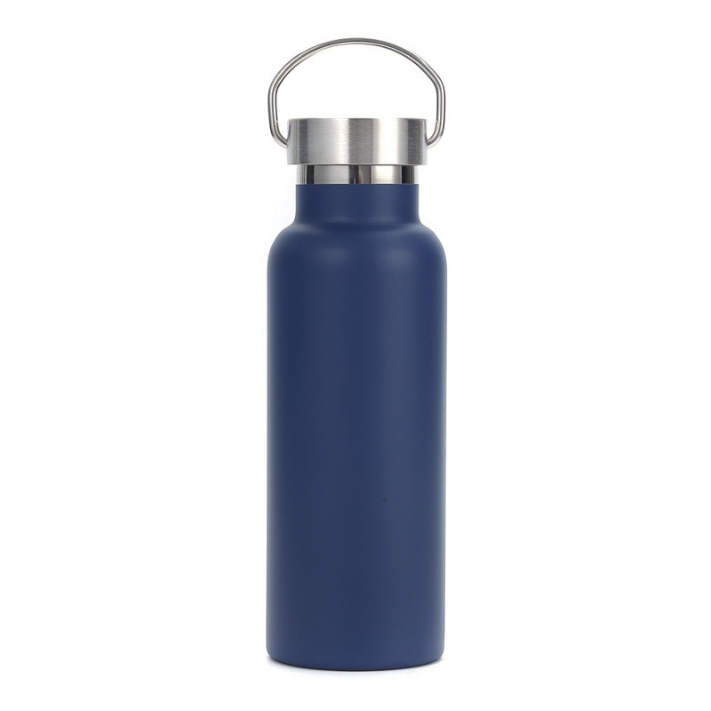 Navy blue with steel cover