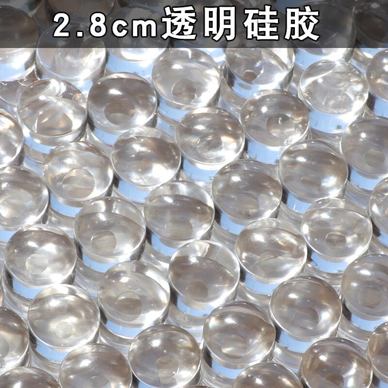 工场直接贩売ネイルフレンチスタンプ透明ゼリーシリコーンヘッド完全透明2.8cmスタンプヘッド印刷ツール|undefined