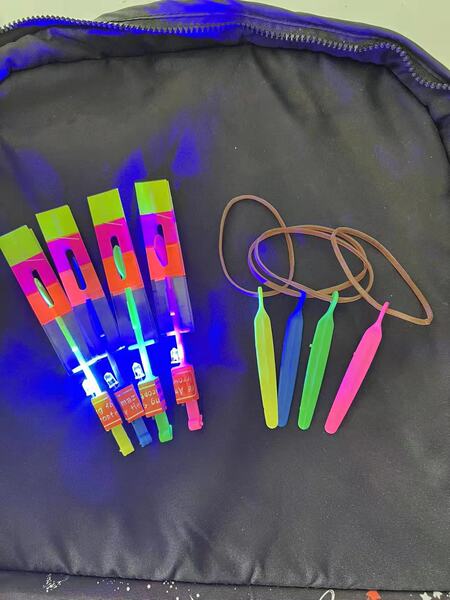 Glowing slingshot arrow