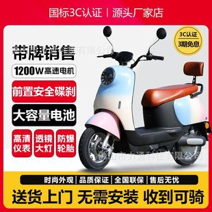 新款电动车小龟王电瓶车48v60v上班代步男女接送孩子小型电车电摩-阿里巴巴