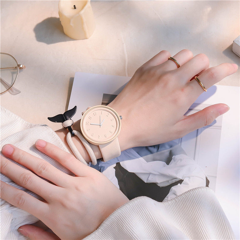 Simple Style Solid Color Buckle Quartz Women's Watches display picture 5