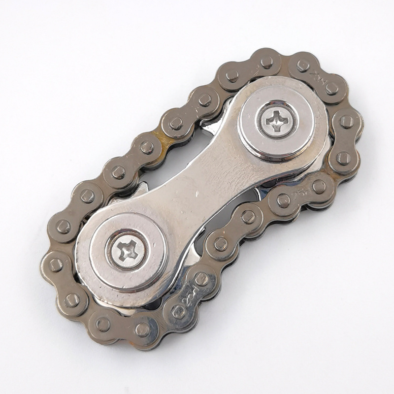 Metall Getriebe Fahrrad Kette Fingertip Gyro Artefakt Dekompression Spielzeugpicture3