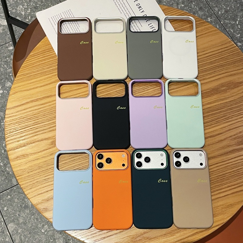 iPhone 17 Pro Max uchun magnitli telefon g'ilofi, qalqib chiquvchi animatsiya, nuqta matritsali tekstura, iPhone 17 Pro uchun tomchilardan himoya.
