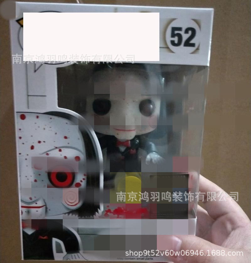 Joker mano muñeca modelo adornos juguetes fantasmas motosierra horror chucky mano