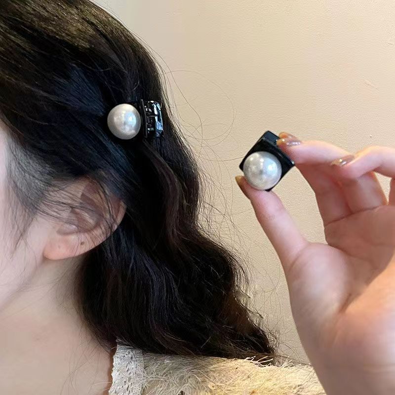 レトロなフランスの両面真珠の小さいつかみの高顔の値の王女の髪の毛のカードの小さい香風のアクセサリの前髪の砕毛のヘアピン|undefined