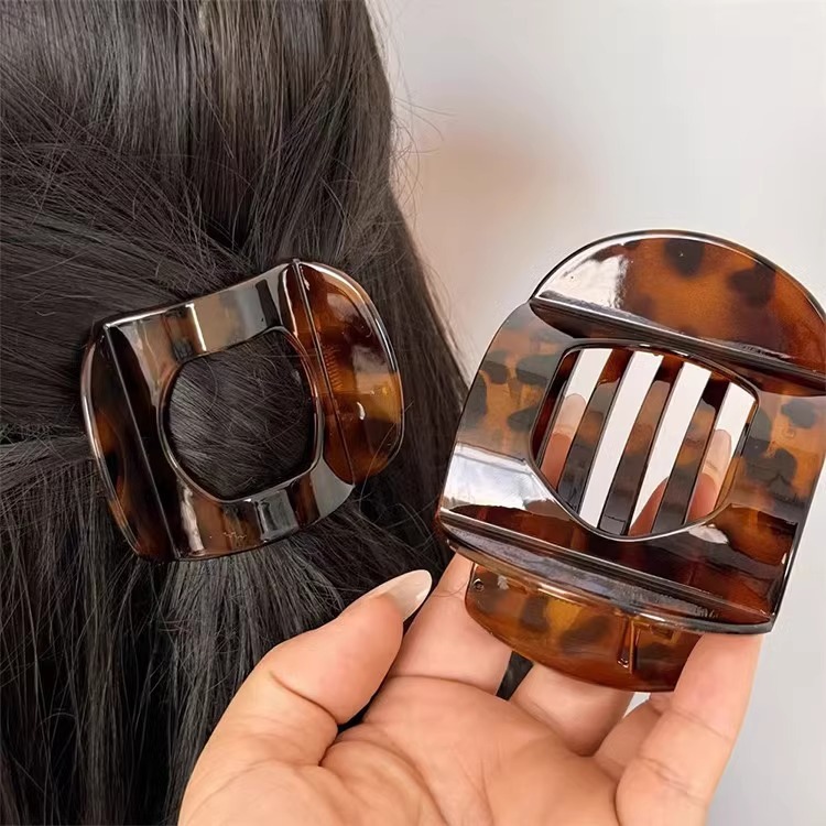 ダックビルヘアクリップ 女性用 後頭部用 大型 シャーククリップ ヘアピン カーブクリップ ヘアアクセサリー|undefined