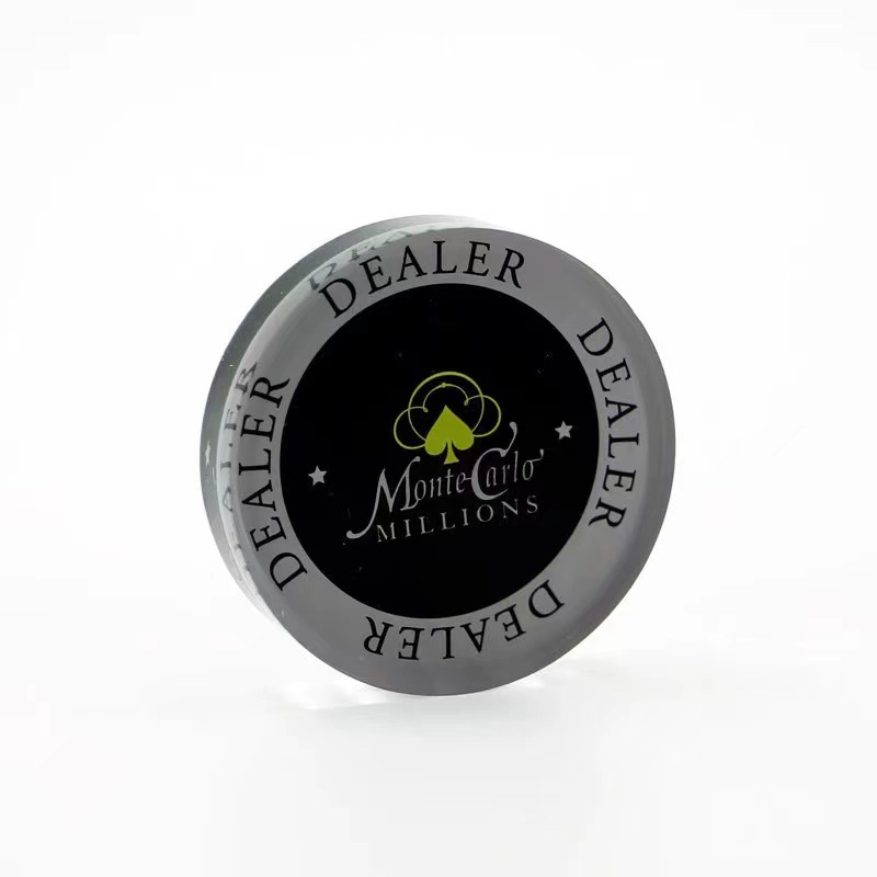 Texas poker DEALER Zhuang code banker's position Zhuang brand Zhuang film pressure card Zhuang position Card button sign