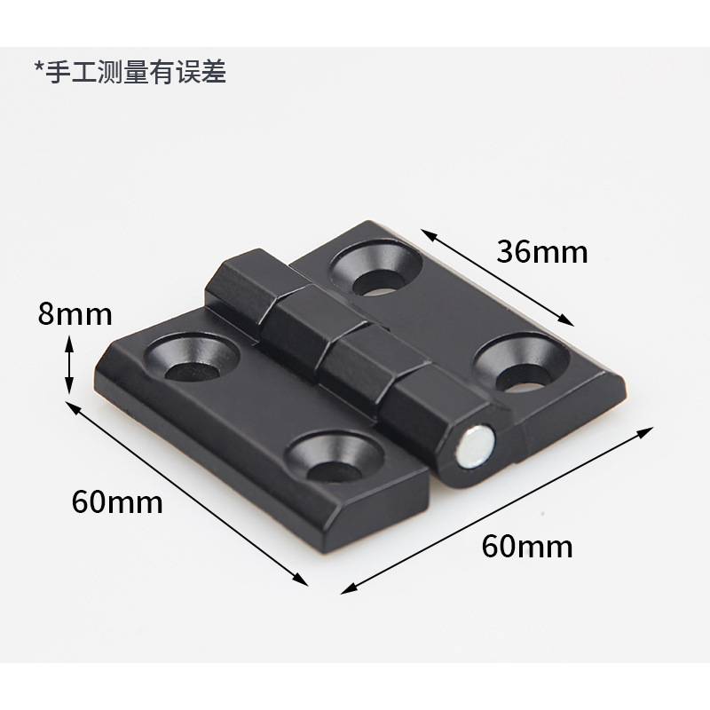 镀铬锌合金合页铝配电箱4060电柜门合页机床工业铰链重型加厚金属|undefined