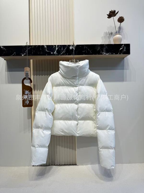 ALO 肯豆同款短款高领金标A棉女士休闲保暖短棉服外套|undefined