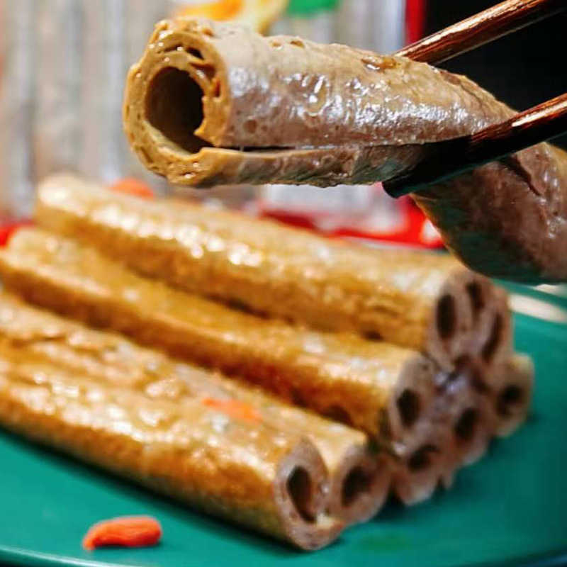 開江黑豆筍豆皮卷素食火鍋菜豆腐皮非腐竹佐餐食材豆筋棒豆制品