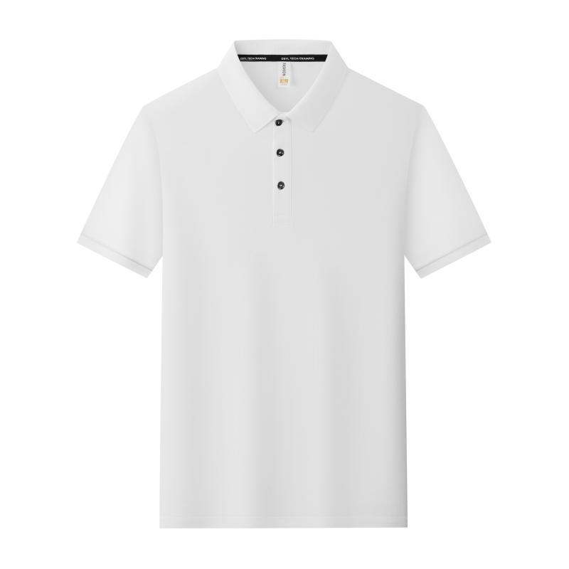 Suministro transfronterizo de comercio exterior para Europa y América, polos de gran tamaño para hombre, absorbentes del sudor, con logotipo impreso personalizado.