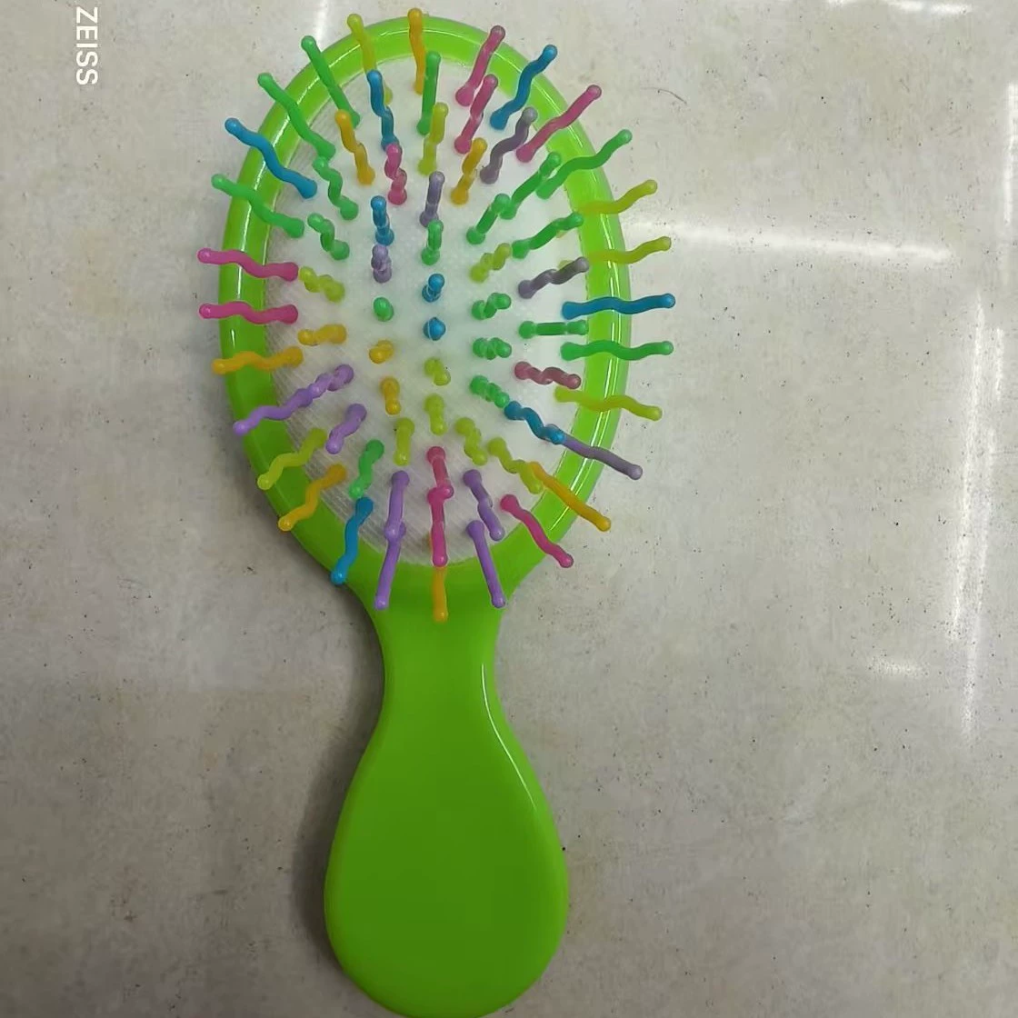 895 новые подушки безопасности массажная расческа конфеты цветные детские расчески для волос мини радуга расческа пластиковая расческа для волос