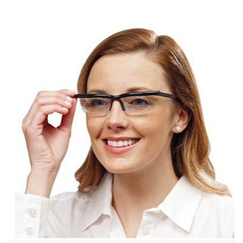 Amazon rotatable adjustable far and near focus reading glasses for far and near vision - 6d+3D