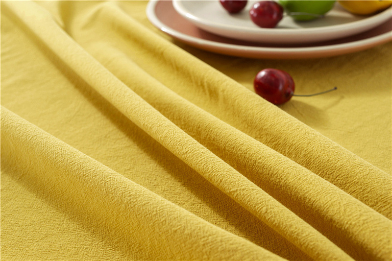 Romantic Solid Colour Washed Cotton Lace Tablecloth For Dining_voghion.com