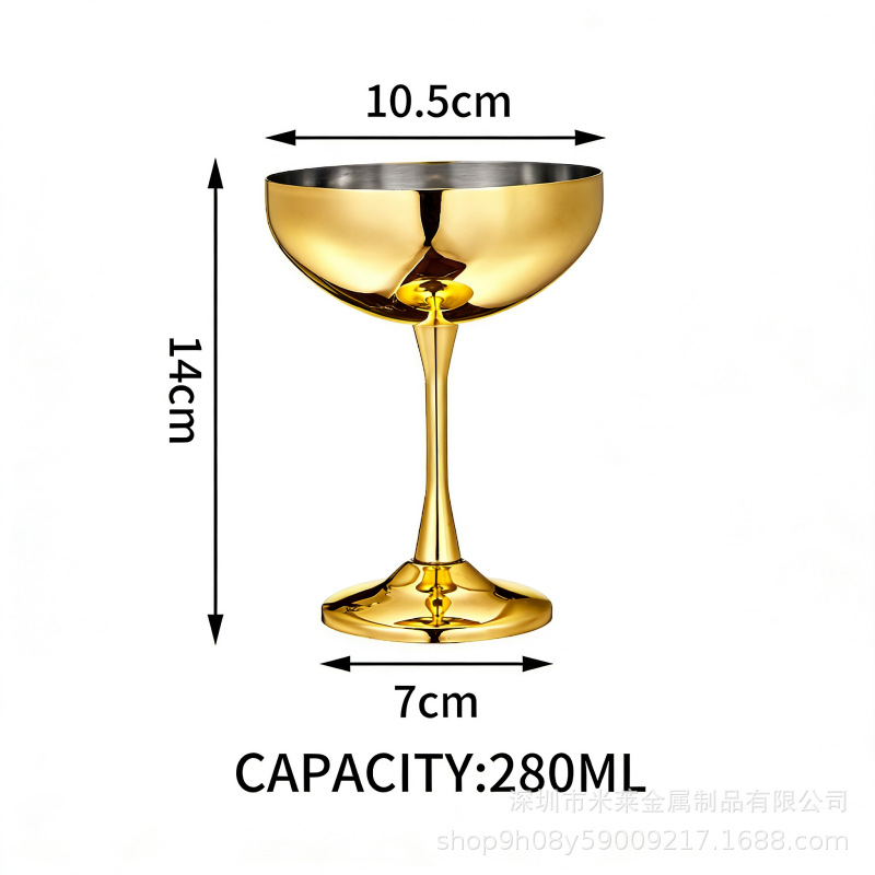두꺼운 바닥 큰 입 컵 280ml 금