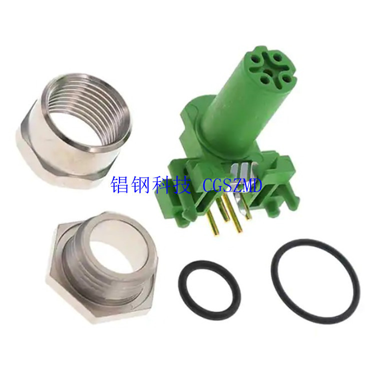 M12D9090 Degree  M12 Connectors PCB Mount