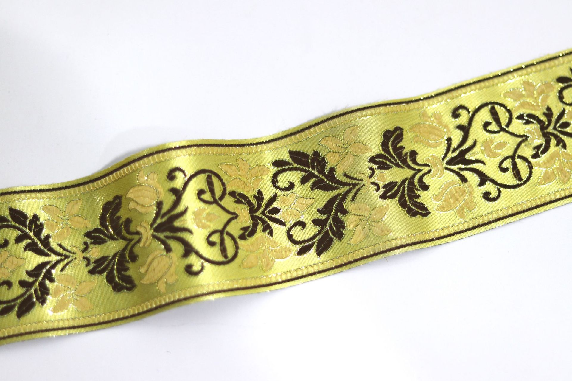Ancho 9cm 6cm de alta precisión jacquard correas cara de caballo falda almohada Hanfu sofá cojín mesa bandera cama mantel costura