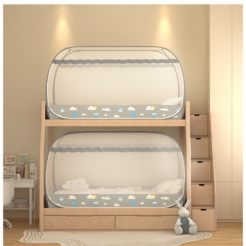Mosquitera para dormitorios de estudiantes 2024 nueva instalación gratuita para una sola persona