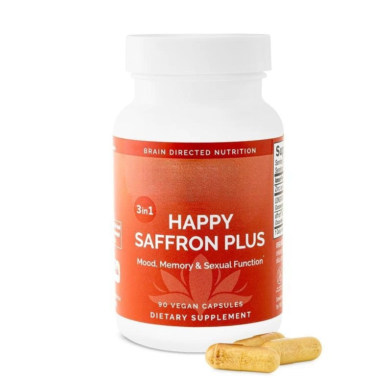 Капсулы Spot Cross-border TK Amazon BrainMD - Happy Saffron Plus Quick Saffron