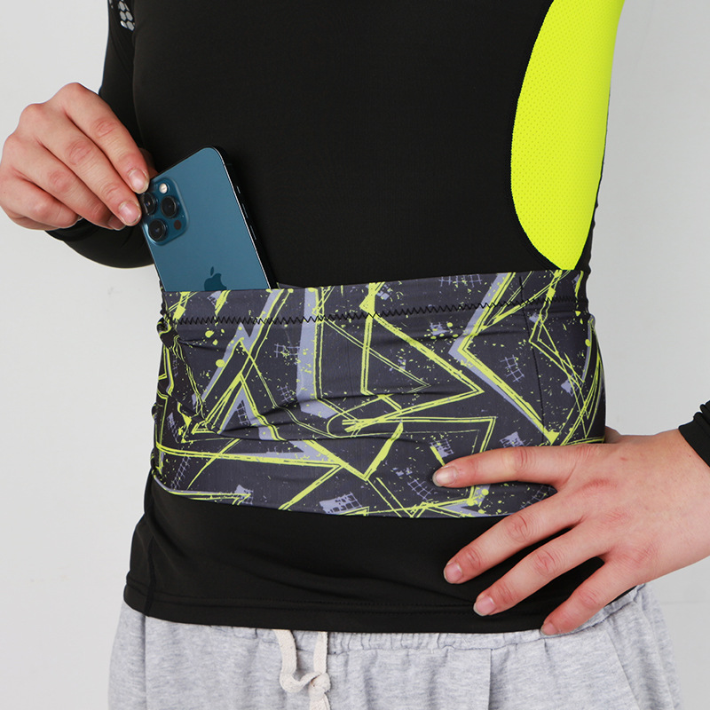 Bolsa de cintura ligera para correr con hervidor de agua invisible para hombres cinturón de maratón para mujer deportes fitness bolsa de teléfono móvil bolsa de almacenamiento