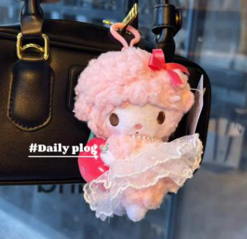 本物のピアノ子羊コアラセット高価値バッグペンダントキーホルダーかわいいぬいぐるみペンダント|undefined