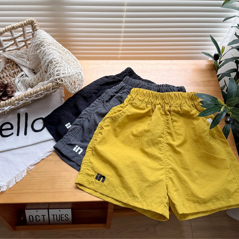 Boys Summer Shorts Outer Wear 2025 New Baby Ins Medium Pants Kidsren Summer Pants Kidsren Quick-Drying Pants