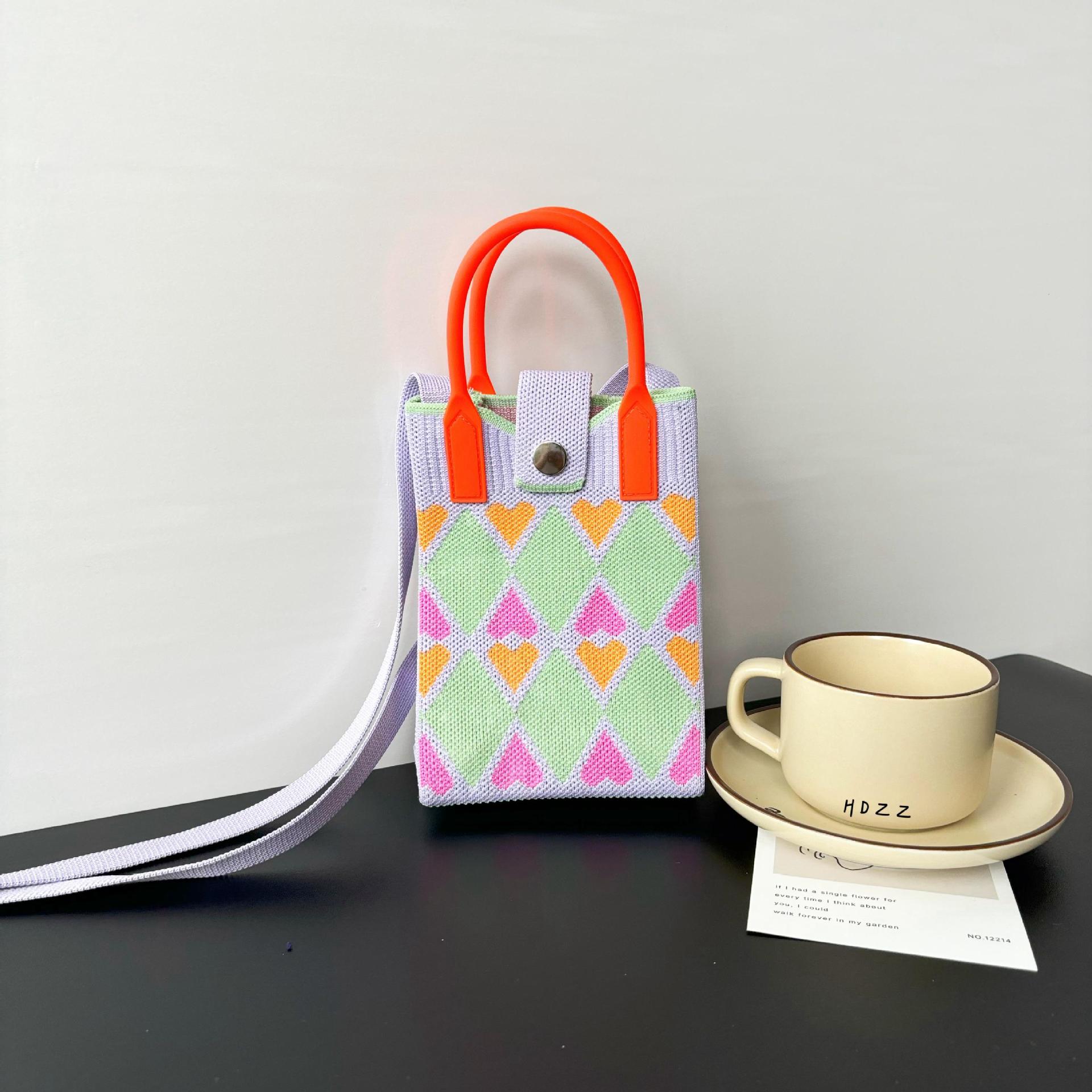 컬러 매칭 하트 - 보라색