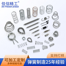 佳信精工厂家供应冲压件弹簧压簧弹簧片电器工业用不锈钢压缩弹簧