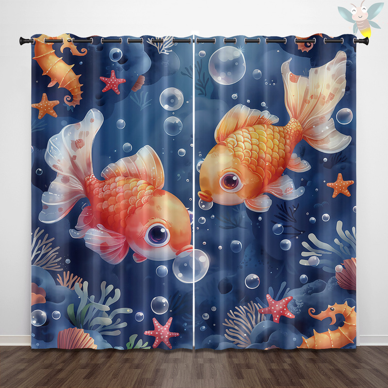 Source Factory Export Cross-Border Curtain Customization 3D Digital Printing Home Window Blinds High-Precision Blackout Cloth Source Factory Export Cross-Border Curtain Customization 3D Digital Printing Home Window Blinds High-Precision Blackout Cloth