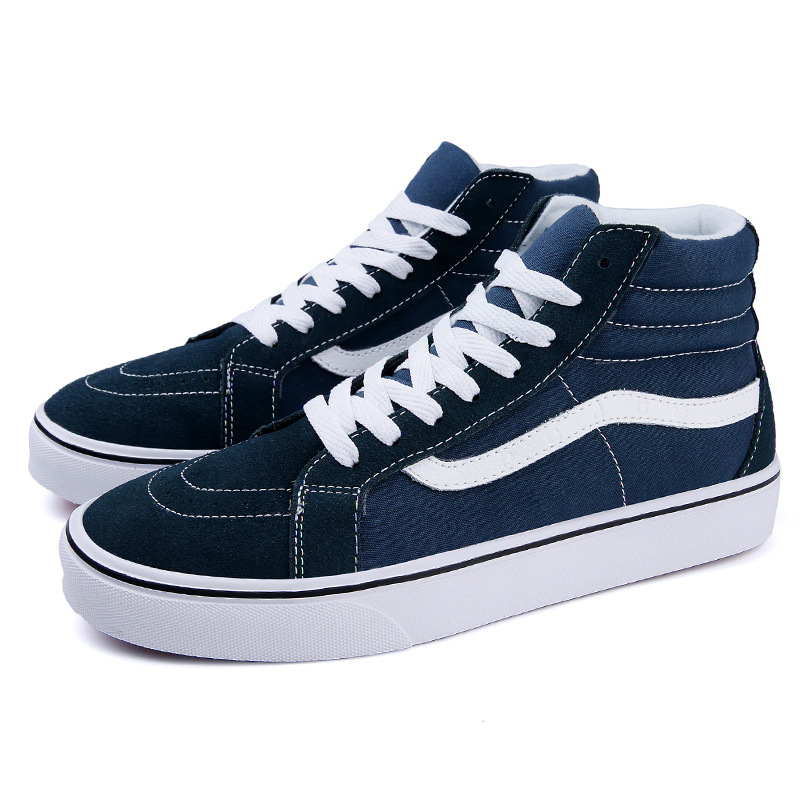 Cruz-frontera super popular zapatos de lona retro clásico zapatos de los hombres y las mujeres de pareja versátil zapatos de moda casual de los hombres