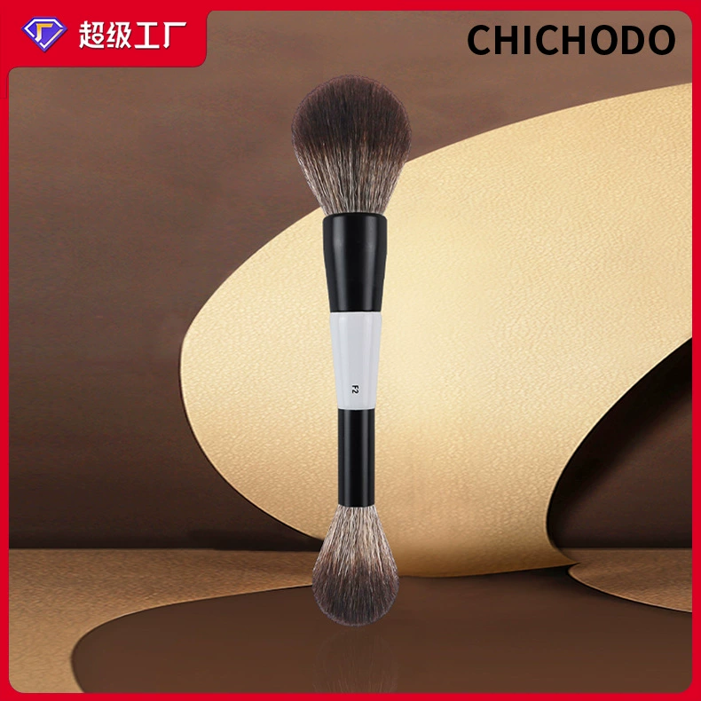 (Cross-border trading), double-sided brush, face blush, soft highlighter, handheld foundation