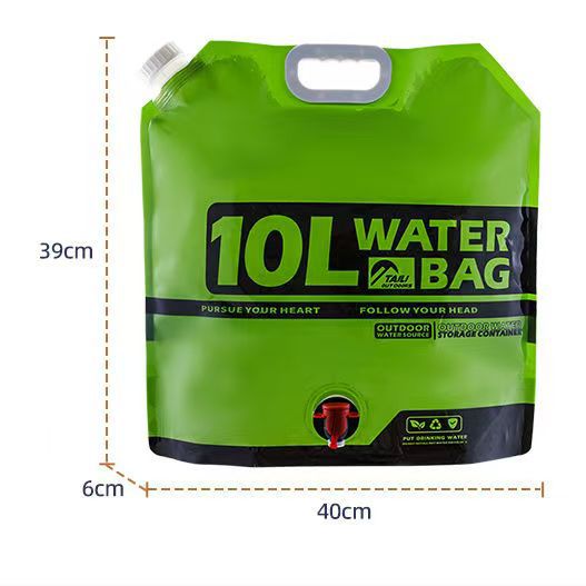10리터 접이식 워터백
