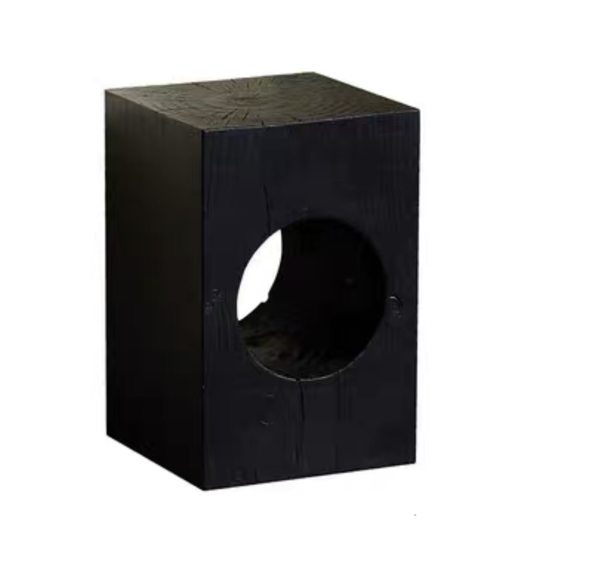 Taburetes de madera de tronco de alojamiento nórdico taburetes de madera maciza taburetes de asiento taburetes de madera maciza