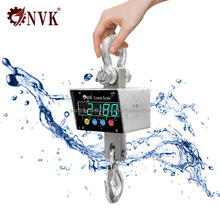 电子吊秤1T500KG304不锈钢防水秤挂秤吊磅英文版无线打印电子吊秤