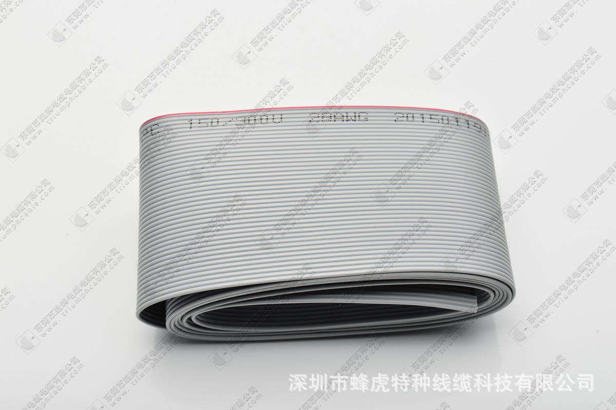 显示屏连接扁线灰排扁线内部插排线4P扁平电子线胶料PVC105度现货