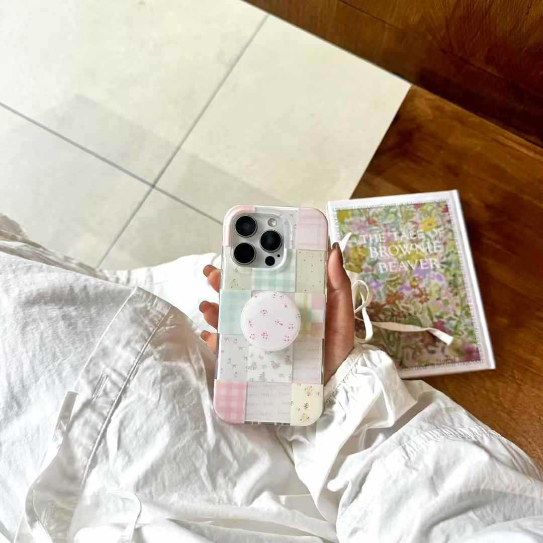 Gentle Phoenix ins empalme floral para iphone16 soporte 15ProMax Apple 14/13 funda para teléfono móvil 16PM