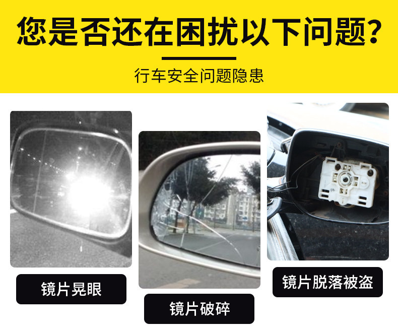 Suitable for Peugeot 11-22 Models Rearview Mirror Lens 308 Exterior Mirror with Heated Reversing Mirror Accessories