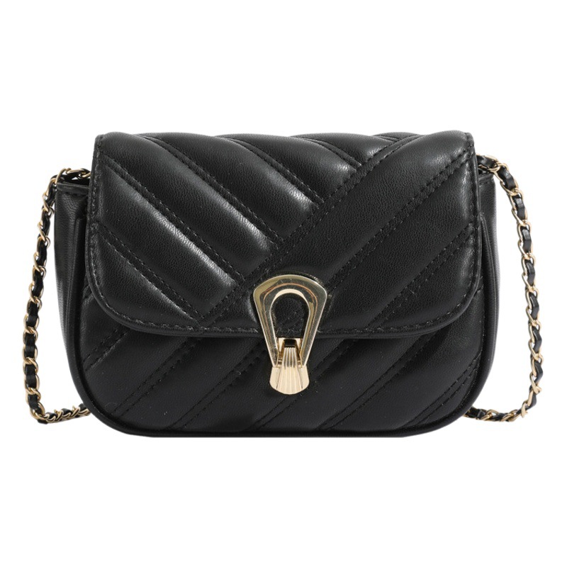 今年流行したバッグ2024早春の新型チェーン女性バッグ小方バッグ国境を越えたシンプルなショルダーバッグ