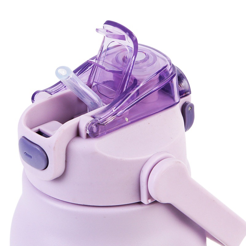 Cross-border 316 de acero inoxidable taza de vacío portátil al aire libre Deportes Taza de los hombres y las mujeres de los niños de gran capacidad de paja Taza al por mayor