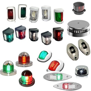 Factory sells all kinds of boats left red right green boat side lights yacht lights sailing show wide boat lights stainless steel yacht sailing lights
