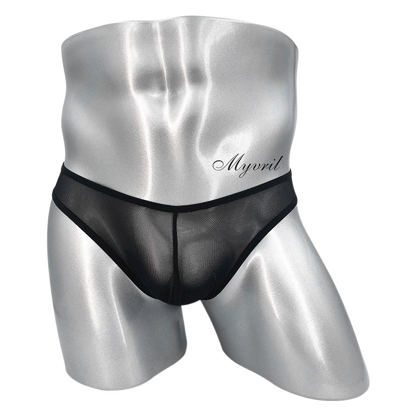 Новые резиновые ягодицы двойные стринги для мужчин U-Выпуклое сексуальное нижнее белье прозрачная сетка для ягодиц с низкой талией прилив 8872