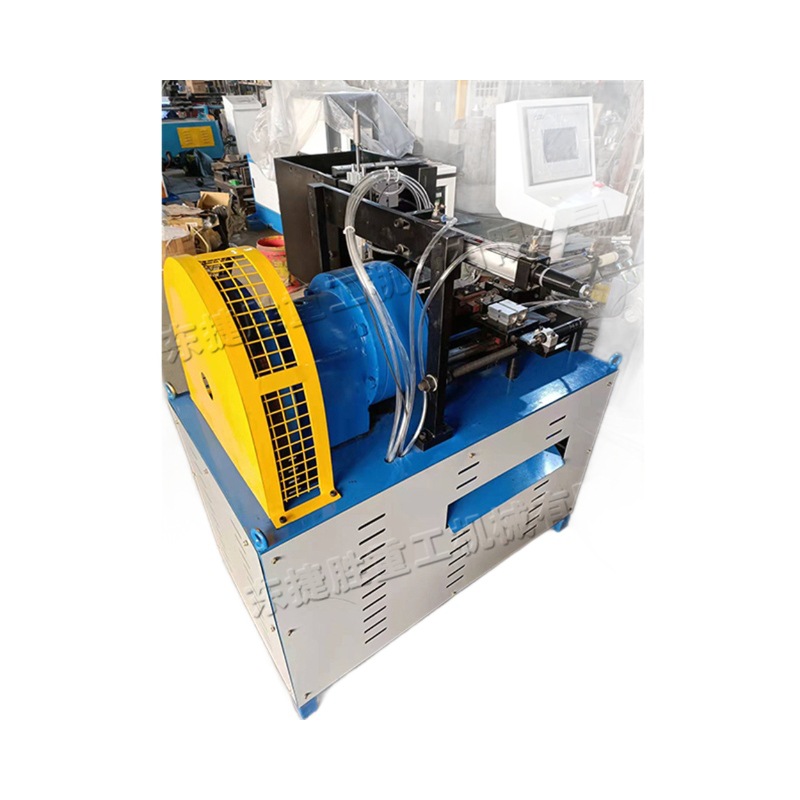 Máquina de cone de alimentación automática pequeña para tubería metálica cone formando equipo vertical de control numérico de alta velocidad reducción de tubería