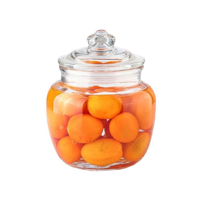 Frasco de almacenamiento sellado de vidrio transparente encurtidos tarro de almacenamiento en escabeche tarro de almacenamiento de granos tarro de almacenamiento de frutas secas