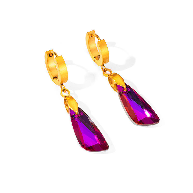 11g Weight 0.03µm Gold Plating Thickness Electroplated Gold Plating Process 201 Stainless Steel Ear Needle Material Golden Plated Plating Material Zircon Inlay Material Drop Earrings Classification 1 Pair Quantity Daily Occasion 201 Stainless Steel Material Star, Heart Shape Pattern Women's Gender Elegant, Retro Style Plating Craft Titanium Steel Star Heart Shape Elegant Retro Drop Earrings For Women's 35