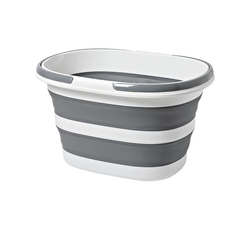 Foldable handheld laundry basket for laundry, bucket, increased thickness