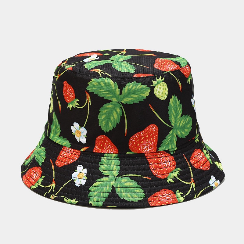 Femmes Mignon Sucré Fruit Impression Chapeau Seau display picture 2