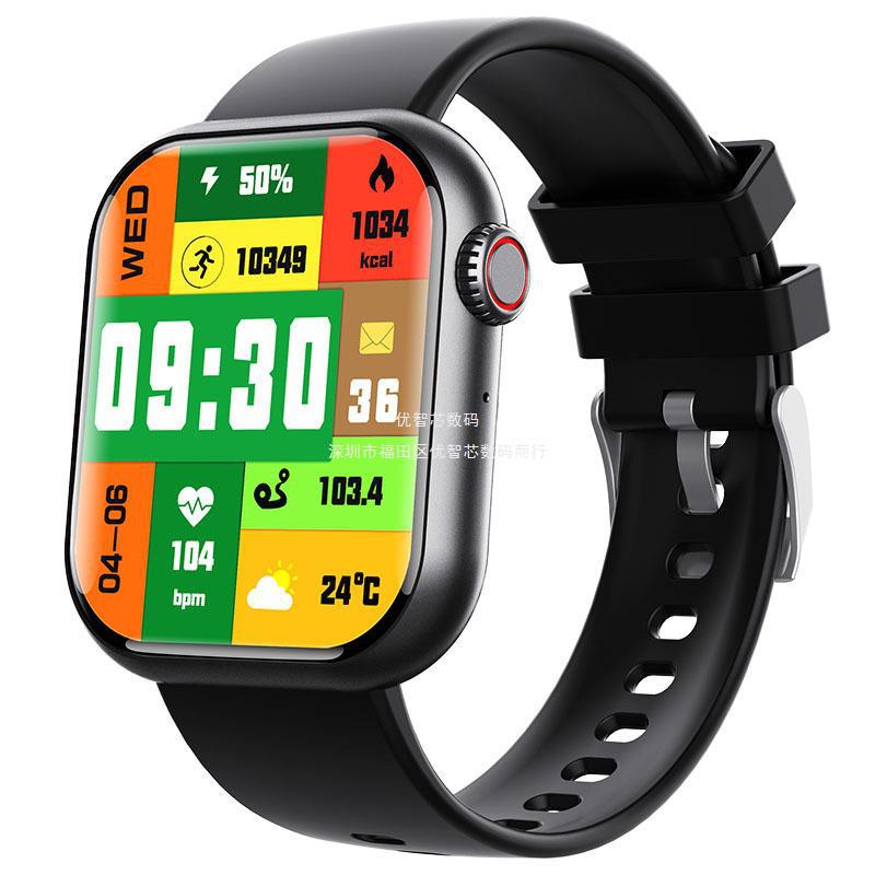 Transfronterizo F108 reloj inteligente deportivo Bluetooth llamada frecuencia cardíaca presión arterial oxígeno termómetro de monitoreo de pulsera de salud