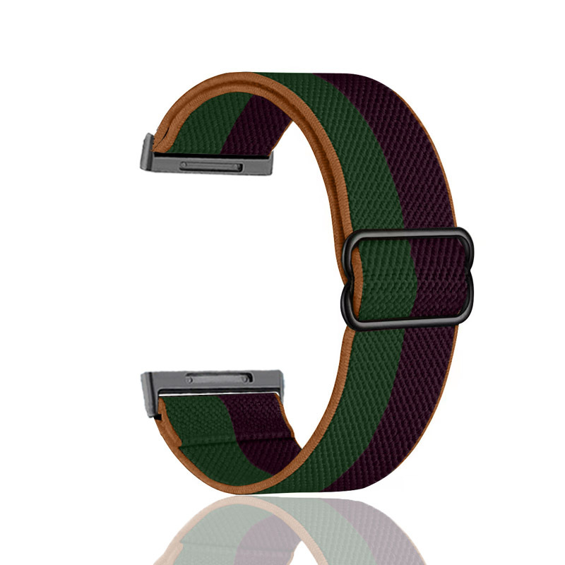 Adecuado para Fitbit Sense/Sense2/Versa 3/4 correa elástica Versa2 con correa de reloj de hebilla grande